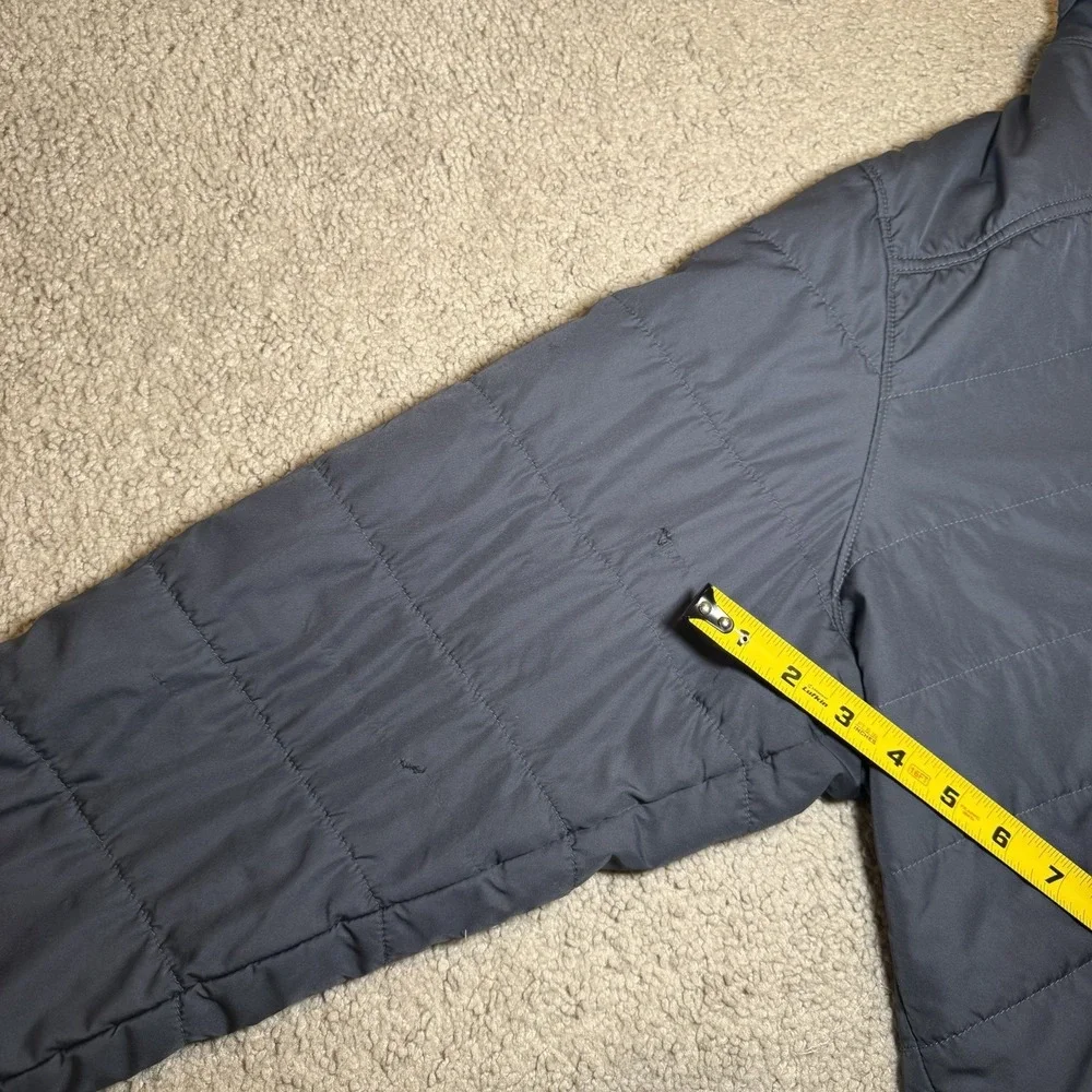 L.L Bean Men's Mountain Classic Puffer 1/4 Zip Pullover Jacket Navy XXL Outdoors - Picture 4 of 12